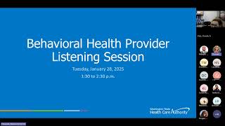 DBHR call for behavioral health service providers