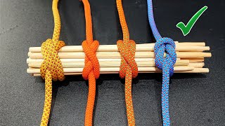 Great ! The knots many people don't know will be revealed now.