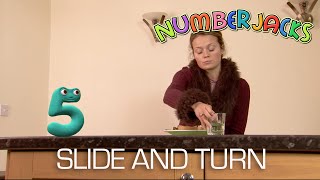 NUMBERJACKS | Slide and Turn | S1E35 | Full Episode