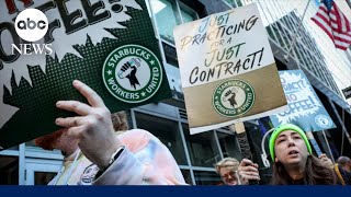 Starbucks workers strike at some stores nationwide in 'Red Cup rebellion,' union says