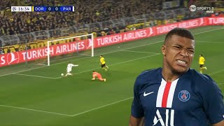 Kylian Mbappe SHOCKING MISS against Borussia Dortmund