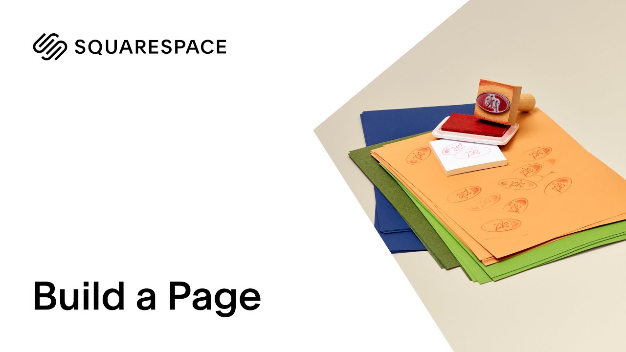 Build A Page Squarespace 7 0 Tutorial Youtube