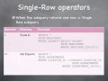 V42 Oracle SQL Tutorials Subqueries in Oracle Theory