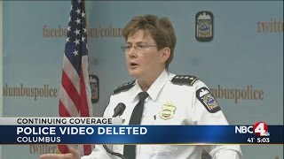 Columbus Police: Deletion of videos was 'mistake,' we want to be transparent