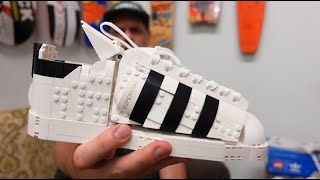 Lego X Adidas Superstar building and rambling