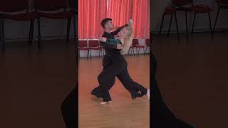 Slow Foxtrot Silver Level Choreo | Running Natural Weave, Hover Cross