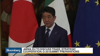 Abe to Meet EU Leaders in Brussels