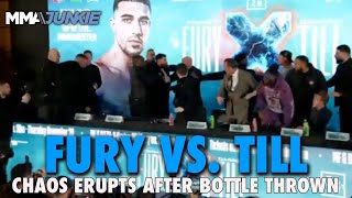 Tommy Fury, Darren Till Almost Come to Blows at Press Conference