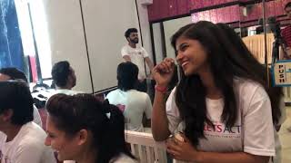 Acting Audition Training with Lets Act Students by Vinay Shakya