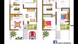 Plano de CASA EN TERRENO DE 6 X 10 METROS