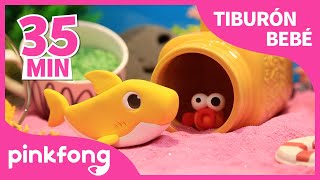 Tiburón Bebé Plastilina y más canciones infantiles | +Recopilación | Pinkfong Canciones Infantiles