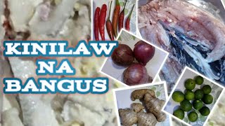 HOW TO COOK A KILAWING BANGUS ....simple and easy.