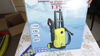 ResQTech 1700-Watt 135 BAR High Pressure Washer RSQ-PW101 Unboxing and review