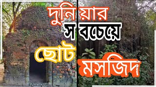 দুনিয়ার সবচেয়ে ছোট মসজিদে কি এখন ও নামাজ হয় || #adamdighi #santahar #tarapur #bogura