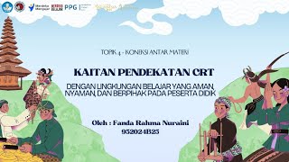 T-4 Koneksi Antar Materi pendekatan CRT