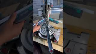 Wolf craft adjustable magnetic miter saw in action. #shorts (via- @kuvaldaru)