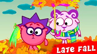 KikoRiki 2D | Best episodes about Late Fall 🍂 | Cartoon for Kids