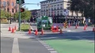 Busy Intersections in Downtown Victoria