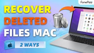 How to Recover Deleted Files on Mac after Emptying Trash Bin 2 Ways | Recover Files on Macbook
