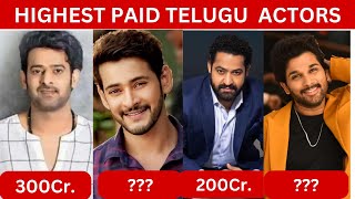 Top 10 Highest Paid Telugu Actors | Who Earns the Big Bucks in Tollywood | #TeluguSuperstars