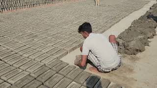 Fabricarea tradițională de cărămidă manuală|| Manual clay brick making in a wooden box