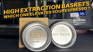 MHW-3BOMBER vs IMS: Comparing High Extraction Baskets – Which One Elevates Your Espresso? ☕ 🚀