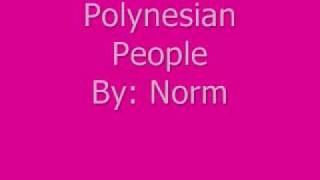 polynesian people By- Norm