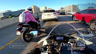 Lane splitting Is A Must Or You Die | Houston Traffic