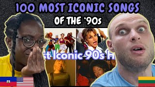 REACTION TO The 100 Most Iconic Songs of the 90s | FIRST TIME WATCHING