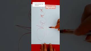 Creative signature NGUYEN #creative #signature #create