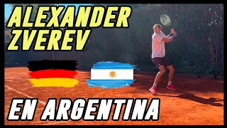 Alexander Zverev en Argentina