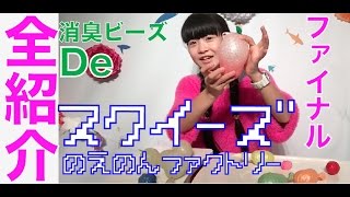 作ったスクイーズ全紹介！消臭ビーズDEスクイーズTHEファイナル【のえのん番組】