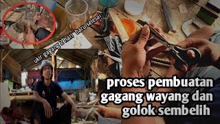 Proses pembuatan gagang pisau ukir dan serangka keren