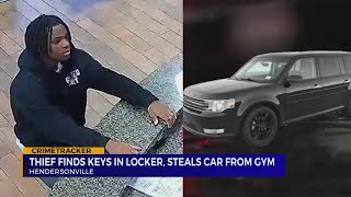 Suspected thief finds key in locker, steals vehicle from Hendersonville gym