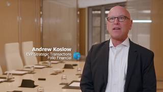 Andrew Koslow, EVP Strategic Transactions, Folio Financial on working with NIIT Tech