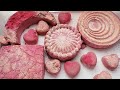 Pink Crusty Reforms | ASMR| Anxiety Relief| Sleep Aid| Oddly Satisfying