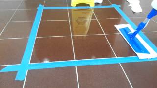 WAXIE Grout and Tile Seal Application