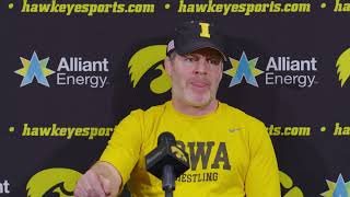 Iowa's Tom Brands says Penn State wrestling will not happen #iowahawkeyes #viral #wrestling wres