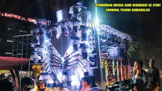 Gokil.. iring iringan sound system tengah malam menuju garis start karnaval pesona gondanglegi