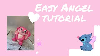 Easy fondant sugarpaste Angel from Lilo and Stitch cake topper