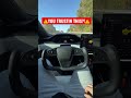 ⚠️ NO HANDS ⚠️TESLA AUTOPILOT UP-HILL TURN 😳⚠️ #Shorts