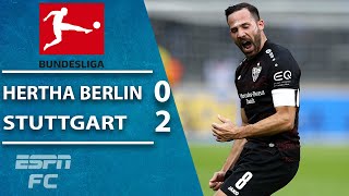 VfB Stuttgart eases past Hertha Berlin with 2-0 away win | ESPN FC Bundesliga Highlights