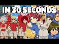 Every Team in Inazuma Eleven in 30 Seconds (Season 3)! #Shorts