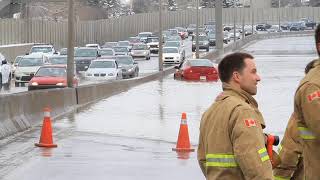 Flooding closes Crowchild Trail