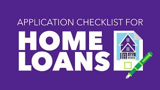 First Heritage Application Checklist for Home Loans