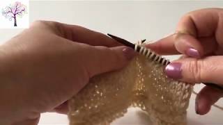 Yarnover, Knit 2 Together / Yo k2tog
