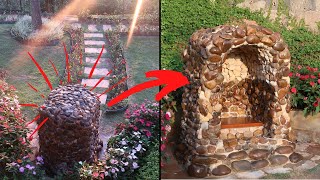 COMO FAZER E CONSTRUIR UMA GRUTA (PASSO A PASSO) GRUTA DE NOSSA SENHORA PARA O JARDIM COM 1,20 METRO