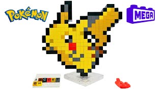 Building Mega Pokemon Pikachu Pixel Art | LEGO Pokemon Speed Build