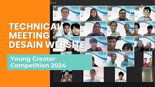 Technical Meeting Desain Website - Young Creator Competition 2024