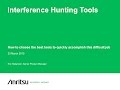 Anritsu Webinar: Interference Hunting Tools